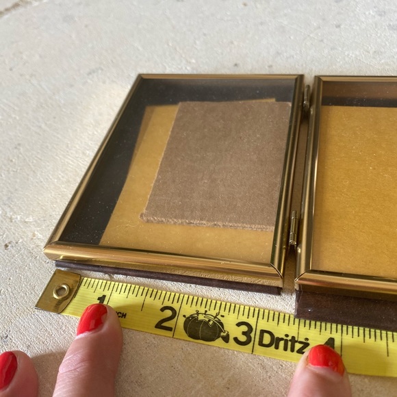 Vintage Brass Picture Frame 3 x 5in - Picture 6 of 6